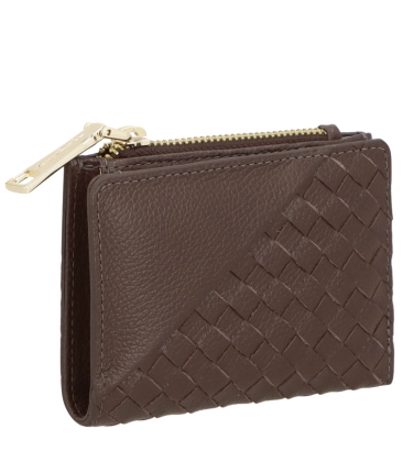 CARTEIRA PEQUENA LUIZA BARCELOS MARROM