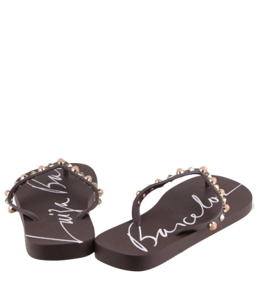 CHINELO LUIZA BARCELOS MARROM
