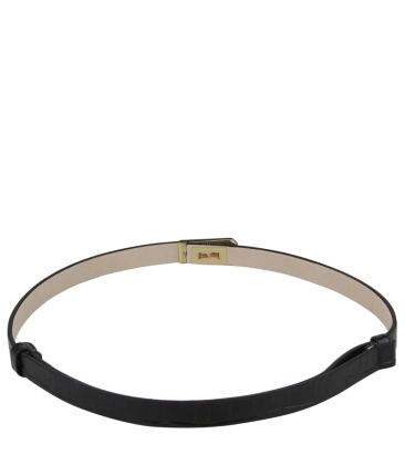 CINTO AJUSTÁVEL CROCO BENTANA PRETO