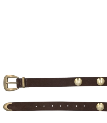 CINTO ESFERAS LUIZA BARCELOS MARROM