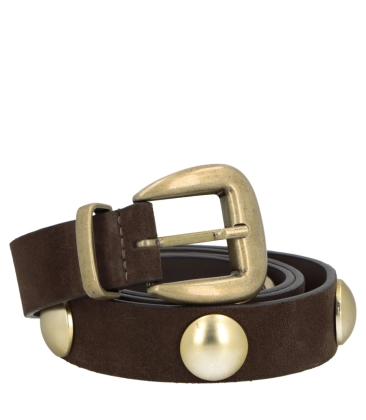 CINTO ESFERAS LUIZA BARCELOS MARROM