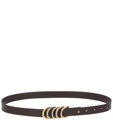 CINTO FINO LUIZA BARCELOS MARROM