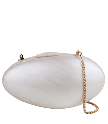 CLUTCH MOONSTONE SCHUTZ BRANCO