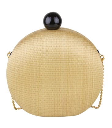 CLUTCH RÁFIA ISLA BEGE - COM MICROUSO