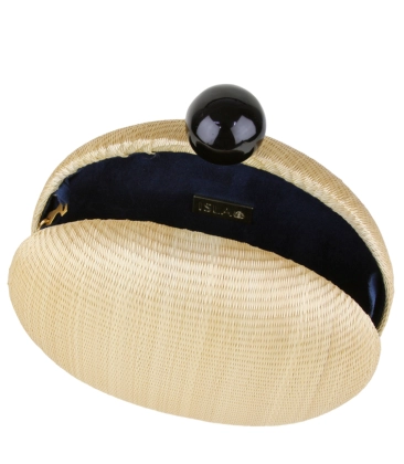 CLUTCH RÁFIA ISLA BEGE - COM MICROUSO