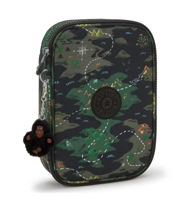 ESTOJO KIPLING 100 PENS CAMO TREASURE MULTICOLOR