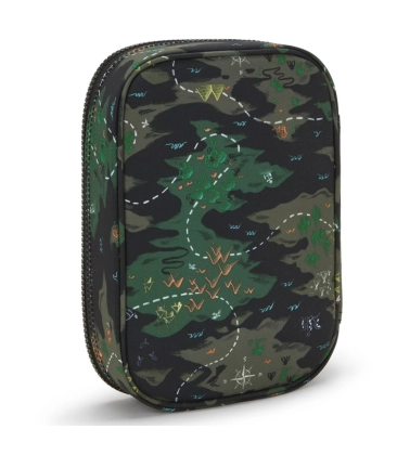 ESTOJO KIPLING 100 PENS CAMO TREASURE MULTICOLOR
