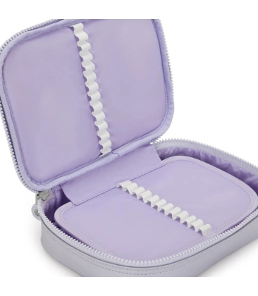 ESTOJO KIPLING 100 PENS LILAC M MET ROXO