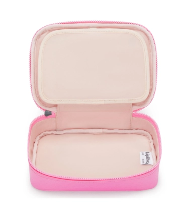 ESTOJO KIPLING 100 PENS PINK MERMAID EM ROSA