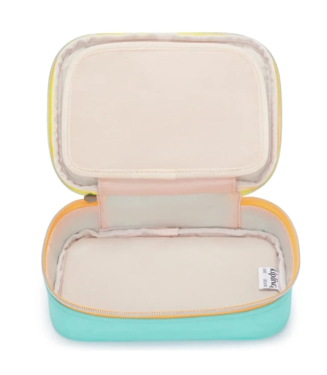 ESTOJO KIPLING 100 PENS POPPY AQUA C AZUL