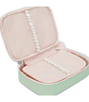ESTOJO KIPLING 100 PENS SOFT GREEN MET VERDE