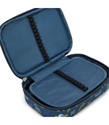 ESTOJO KIPLING 100 PENS SPACE GAME MULTICOLOR