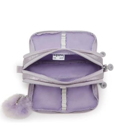 ESTOJO KIPLING GITROY LILAC M MET ROXO