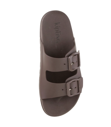 FLAT KIPLING SIMPLY MOCHA MARROM