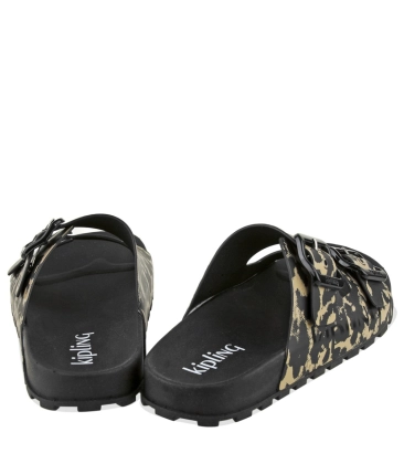 FLAT KIPLING WILD LEOPARD ANIMAL PRINT