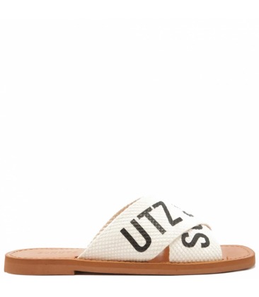 SANDÁLIA RASTEIRA CROSS FLAT DE X LOGO SCHUTZ BRANCO | Acquarela Shop