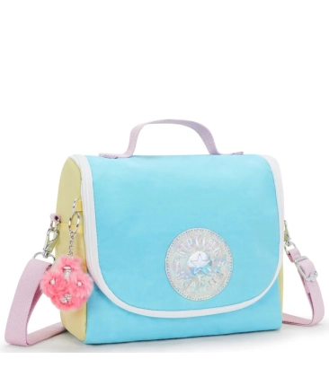 LANCHEIRA KIPLING KICHIROU BLUE SEA MIX AZUL