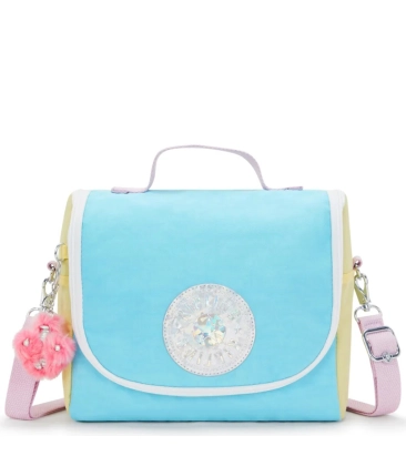 LANCHEIRA KIPLING KICHIROU BLUE SEA MIX AZUL