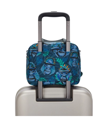 LANCHEIRA KIPLING MIYO BLUE MONKEY FUN MULTICOLOR
