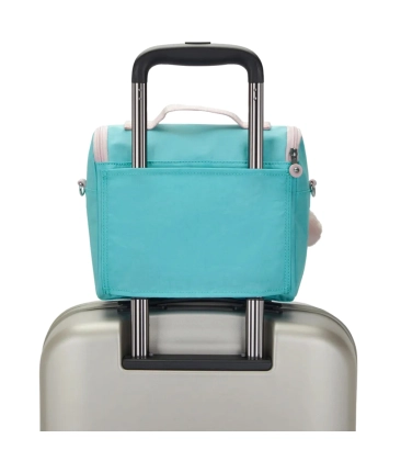 LANCHEIRA KIPLING NEW KICHIROU FAIRY BLUE C AZUL
