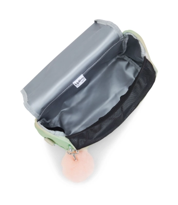 LANCHEIRA KIPLING NEW KICHIROU SOFT GREEN MET VERDE