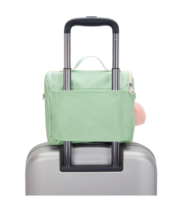 LANCHEIRA KIPLING NEW KICHIROU SOFT GREEN MET VERDE