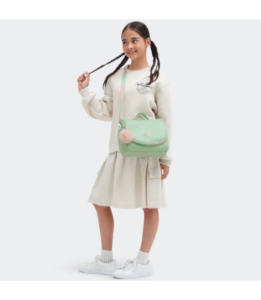 LANCHEIRA KIPLING NEW KICHIROU SOFT GREEN MET VERDE