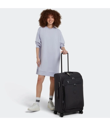 MALA KIPLING NEW YOURI SPIN M BLACK NOIR PRETO