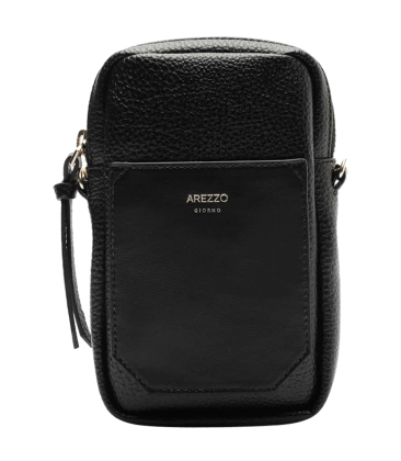 MINI BAG PORTA CELULAR AREZZO PRETO