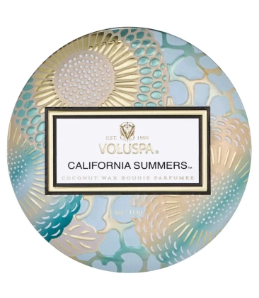 MINI VELA AROMÁTICA LATA 25H CALIFORNIA SUMMERS VOLUSPA
