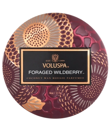 MINI VELA AROMÁTICA LATA 25H FORAGED WILDBERRY VOLUSPA