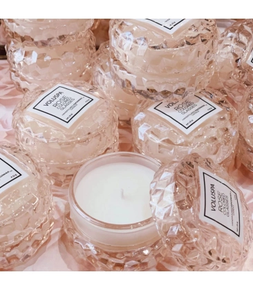 MINI VELA AROMÁTICA MACARON 15H ROSE COLORED GLASSES VOLUSPA