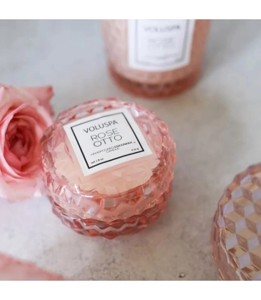 MINI VELA AROMÁTICA MACARON 15H ROSE OTTO VOLUSPA