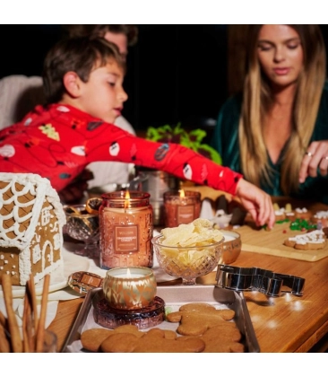 MINI VELA AROMÁTICA LATA RELEVO 25H GINGERBREAD CHALET VOLUSPA