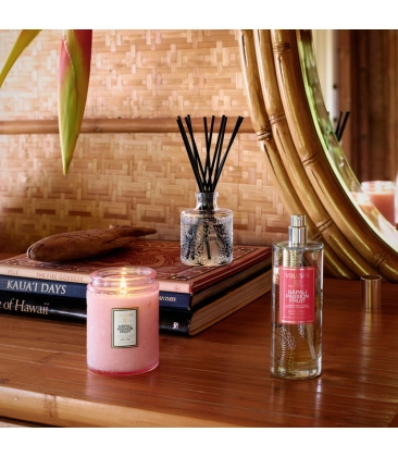 MINI VELA AROMÁTICA POTE VIDRO 50H RELEVO NAPALI PASSION FRUIT VOLUSPA