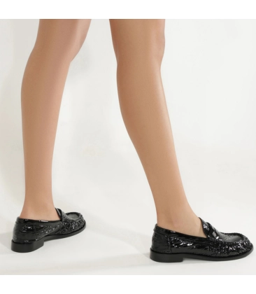 MOCASSIM GLOSSY SCHUTZ PRETO