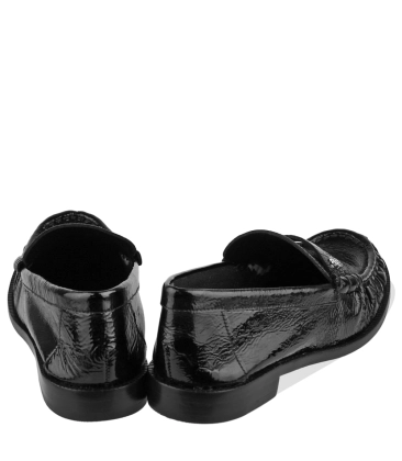 MOCASSIM GLOSSY SCHUTZ PRETO