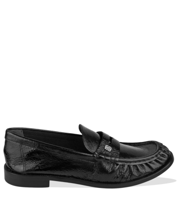 MOCASSIM GLOSSY SCHUTZ PRETO