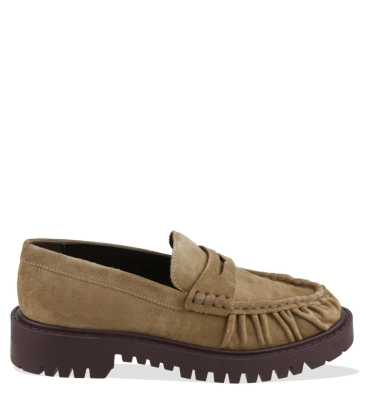 MOCASSIM LOAFER TRATORADO LUIZA BARCELOS BEGE