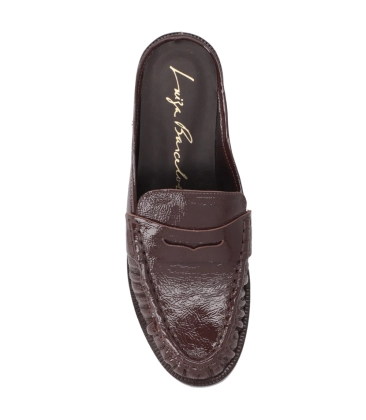 MOCASSIM MULE LUIZA BARCELOS MARROM