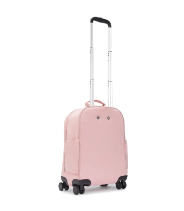 MOCHILA DE RODINHAS KIPLING MESE BRIDAL ROSE ROSA