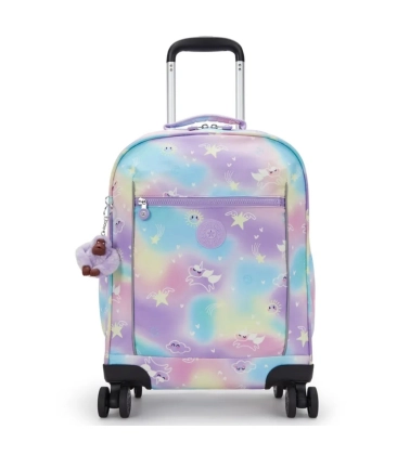 MOCHILA DE RODINHAS KIPLING MESE COSMO GRADIENTE ROXO