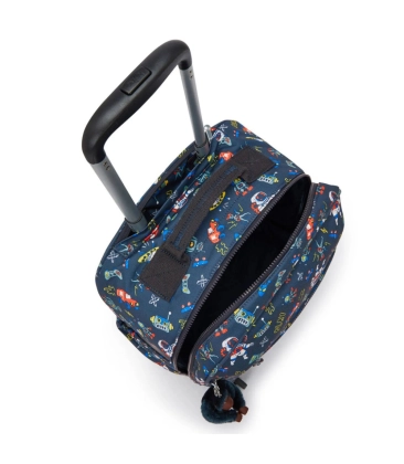 MOCHILA DE RODINHAS KIPLING MESE SPACE GAME MULTICOLOR