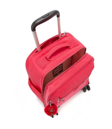 MOCHILA DE RODINHAS KIPLING MESE TRUE PINK ROSA