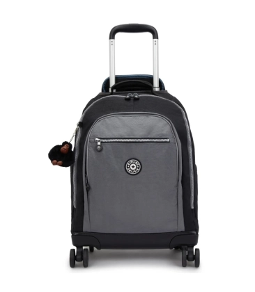 MOCHILA DE RODINHAS KIPLING NEW ZEA SPACE BLACK BLOCK PRETO