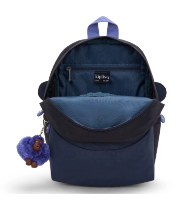 MOCHILA INFANTIL KIPLING FASTER TRUE BLOCK AZUL