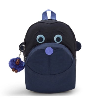 MOCHILA INFANTIL KIPLING FASTER TRUE BLOCK AZUL