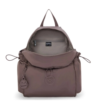 MOCHILA KIPLING AMITA SIMPLY MOCHA MARROM