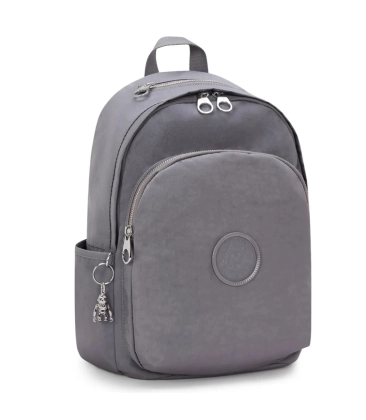 MOCHILA KIPLING DELIA GREY SPICE CINZA