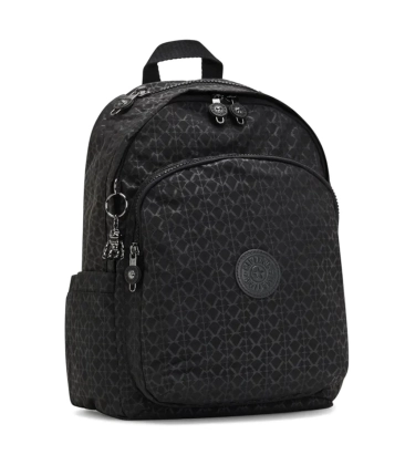 MOCHILA KIPLING DELIA SIGNATURE EMB PRETO